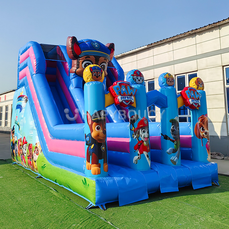 Paw patrol Inflatable slide Commercial Kids Jumping slide for party Rental