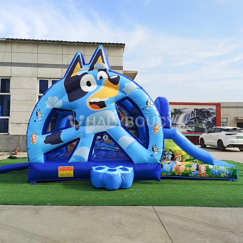 Bluey Комерсиален Надуваем Батут за Деца с Левче