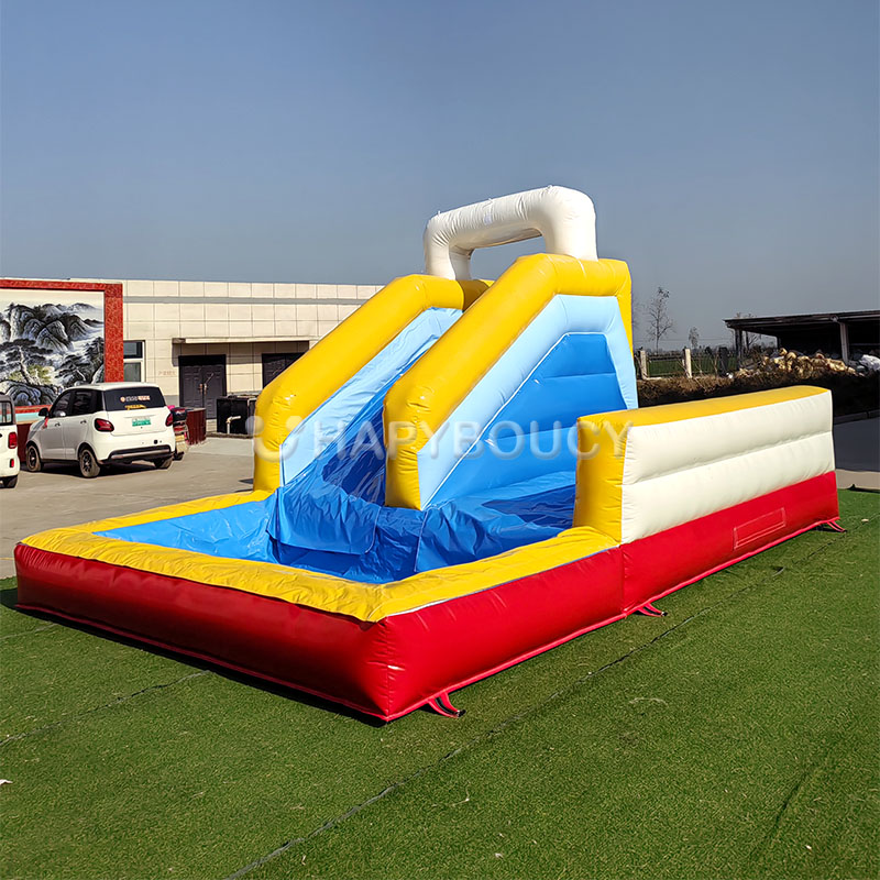 Water Pool Slide Inflatable Bounce Castle Water Slide with Pool