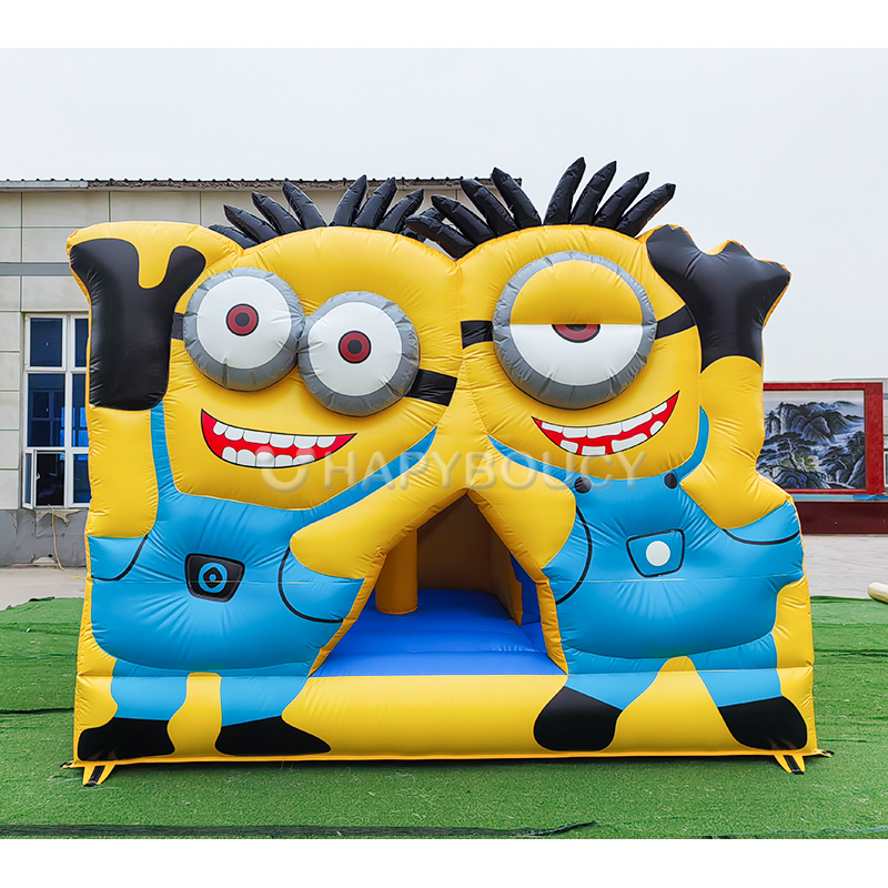 Minions Inflatable Bounce House Kids Jumping Bouncy Castle Trampoline Slide Combination