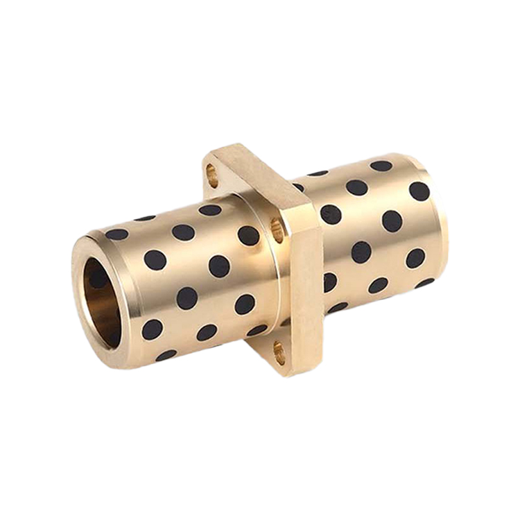 Graphite Bronze Bushing Intermediate Square Flange LMKC