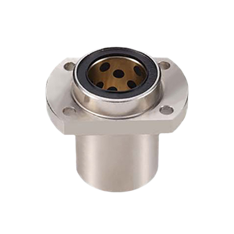 Embedded Trimmed Flange LMHP Steel-Exterior-Copper-Interior Graphite Bronze Bushing
