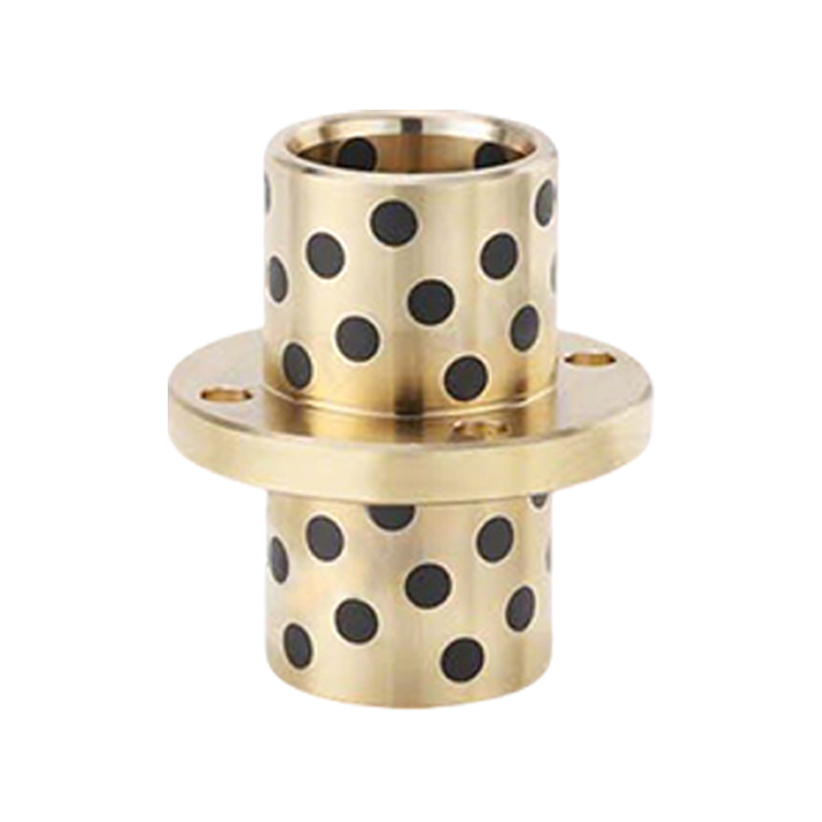 Graphite Bronze Bushing Intermediate Round Flange LMFC