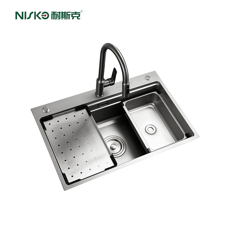 NISKO Multi-purpose Kitchen Countertop with Drainboard