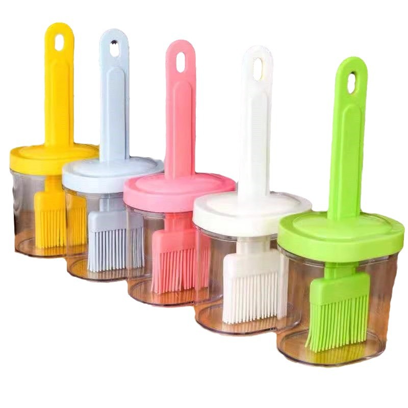 فرش سیالی پخت فشاردار یکپارچه مقاوم به گرما برای روغن و شیرینی قابل استفاده مجدد بدون چسبیدن با دسته پلاستیکی