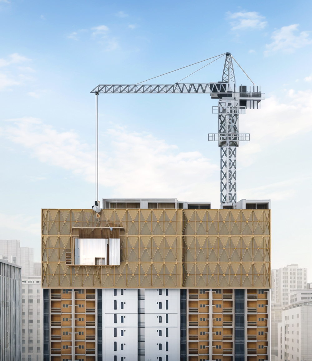 Modular  Building Concrete System Ten Process Flow