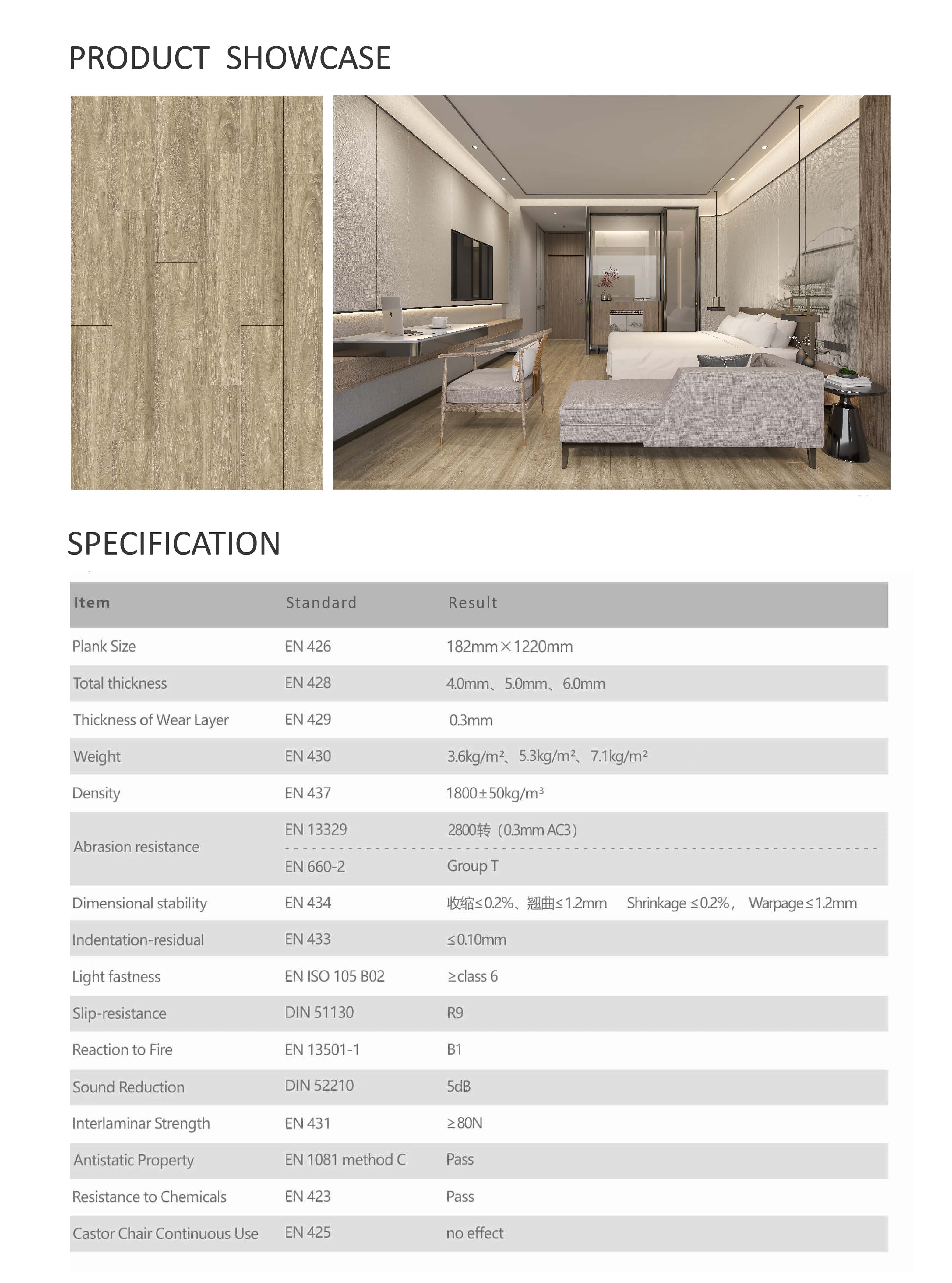 Wholesale Modern Style Spc Vinyl Plank Floor Indoor Pvc Lvp Plank Flooring For Apartment supplier