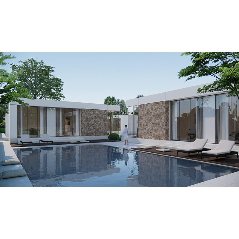 فرآیند سریع و آسان ساخت یک خانه مدرن ماژولی