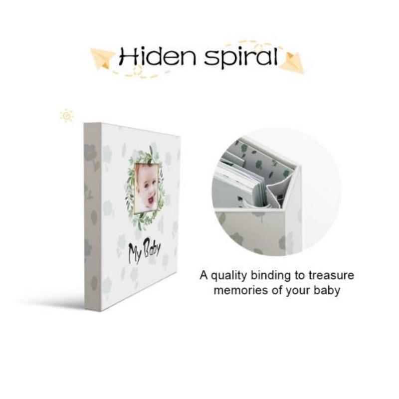 Baby Memory Book Capture Photos, Stories, and Handprints factory