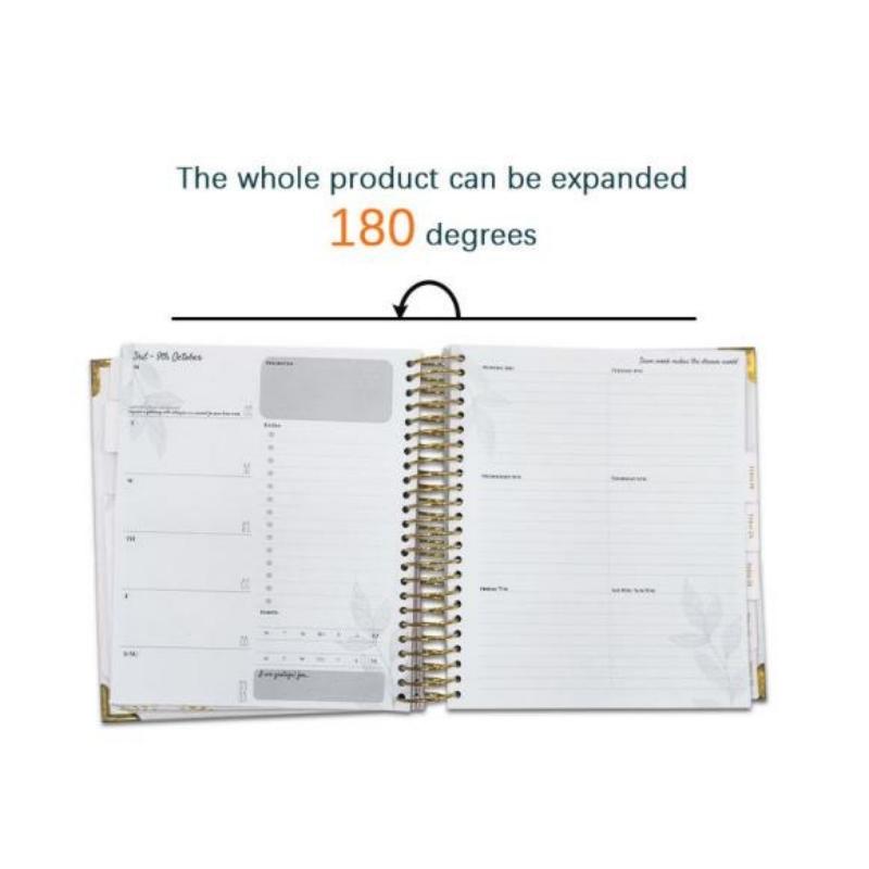 Planner Book Time Management Too Customizable Schedule Booklet details