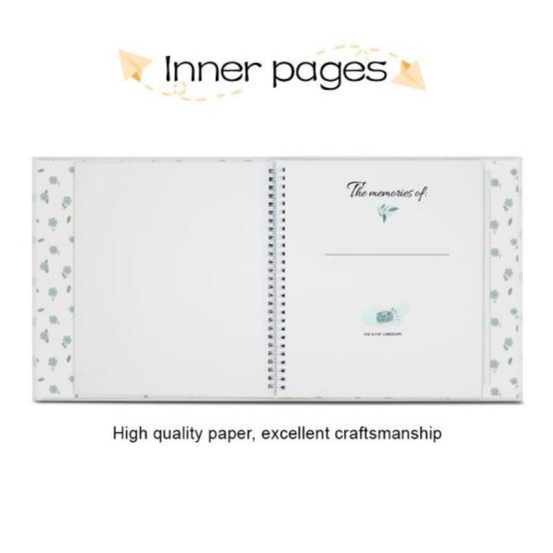 Baby Memory Book Capture Photos, Stories, and Handprints details