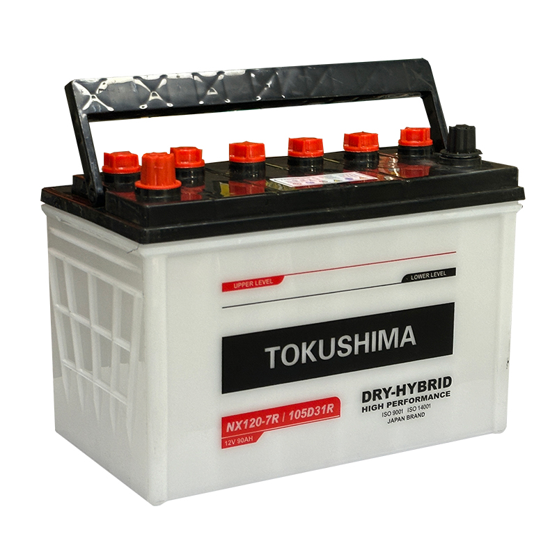 TOKUSHIMA NX120-7 DR 자동차 배터리
