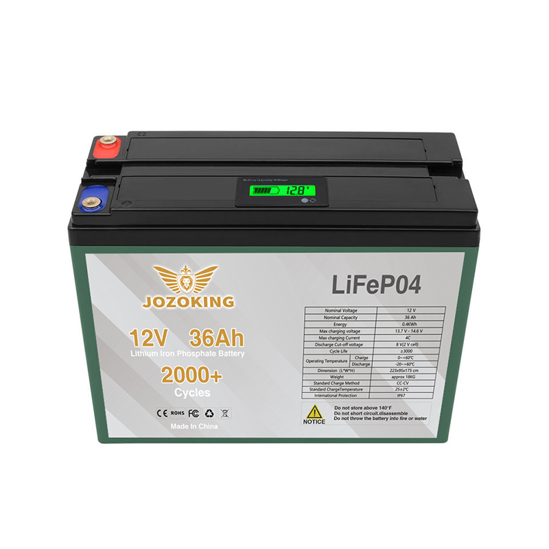 JOZOKING 12.8V 36Ah Lithium Battery