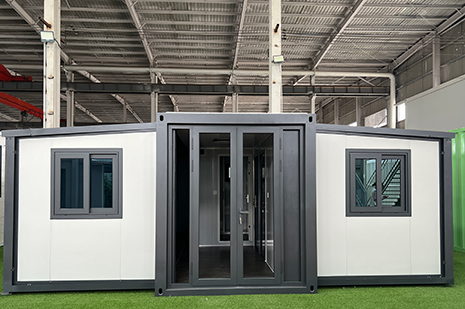 The completion of container houses provides a rapid resettlement plan for disaster areas