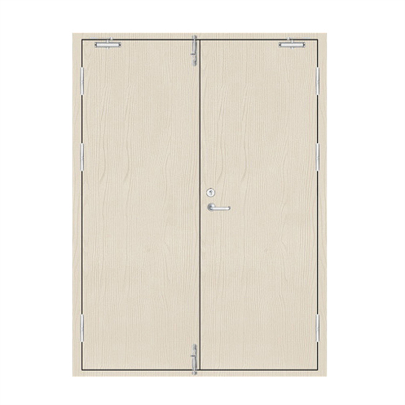 Porta de Fogo Classificada por 60 Minutos em Carvalho Branco Duplo