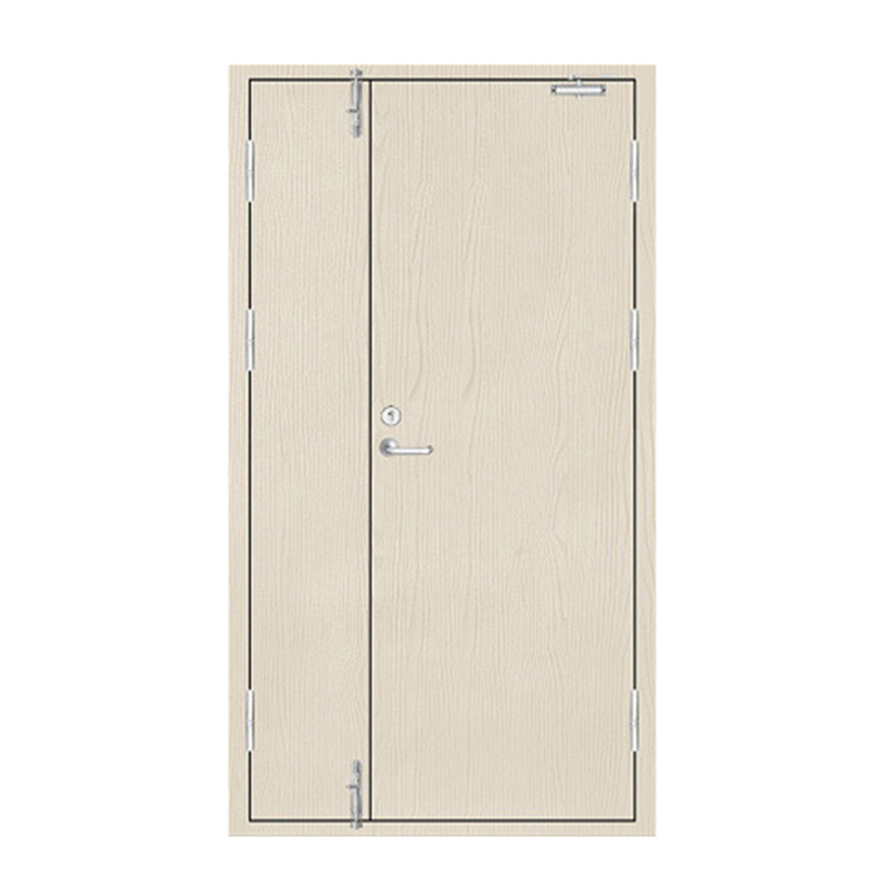 잎 크기가 다른 화이트 오크 목재 주거용 출입 방화 문