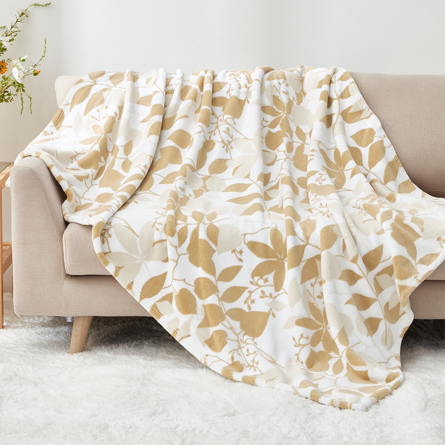 Pălărie din țesătură de poliester de calitate premium imprimată reversibilă din flanel moale