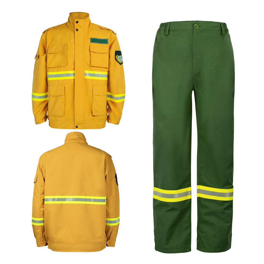 ATI-FIRE Wildland Firefighter Suit Fireman Uniform NOMEX Fabric Fire Gear Clothing & Accessories 9029-4