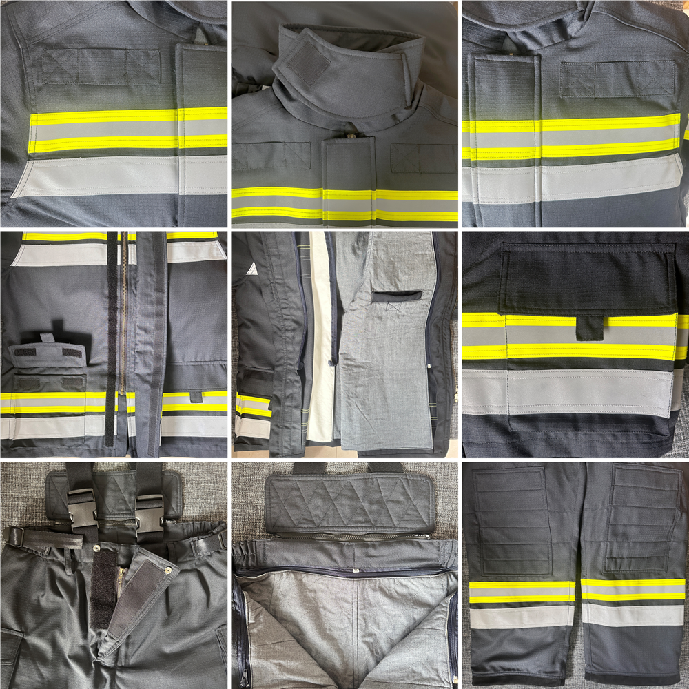 Sepatu bot taktis pemadam kebakaran grosir untuk pesanan besar