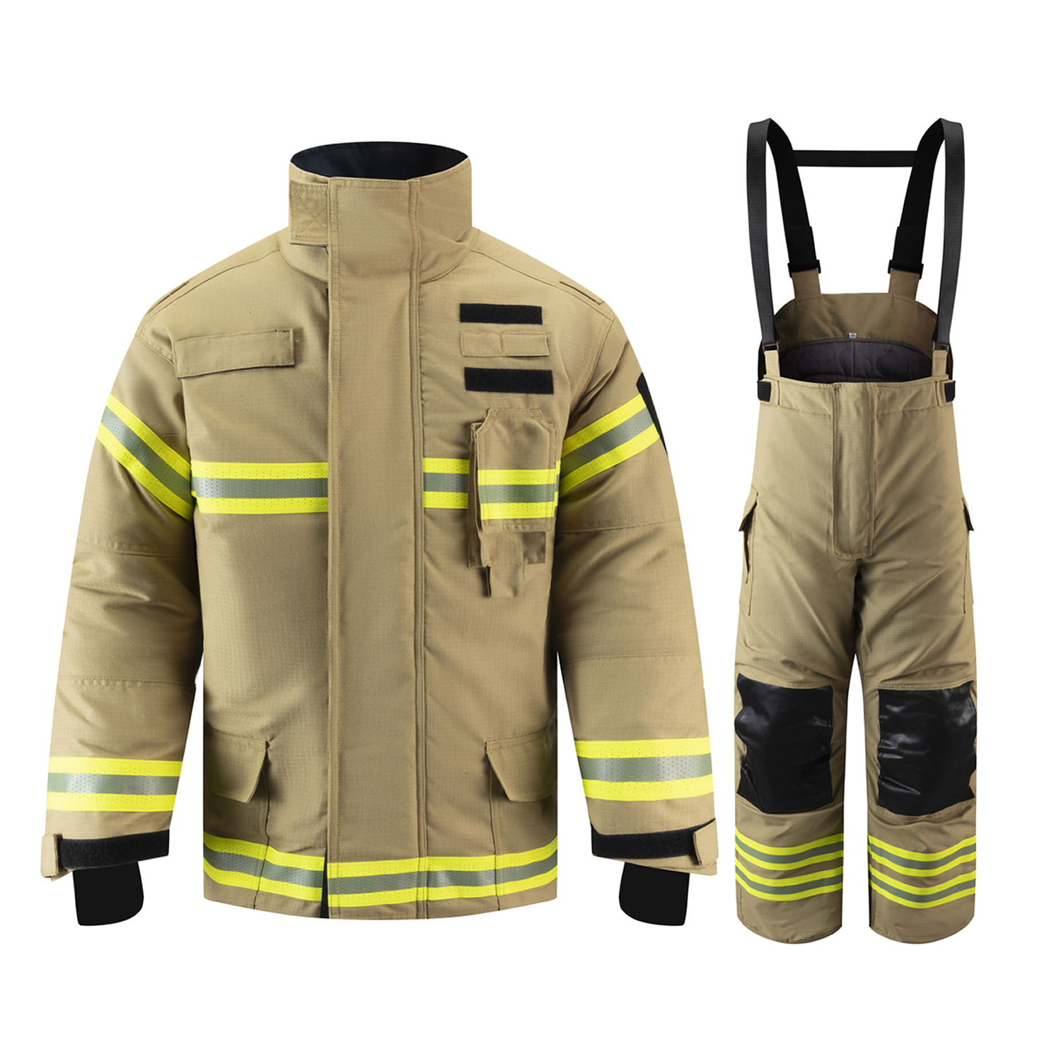 EN469:2020 NFPA1971 CERTIFICATED NOMEX IIIA 4 LAYER 3 COLOR FIR SUITS （ZFMH-AB-A/B/C）