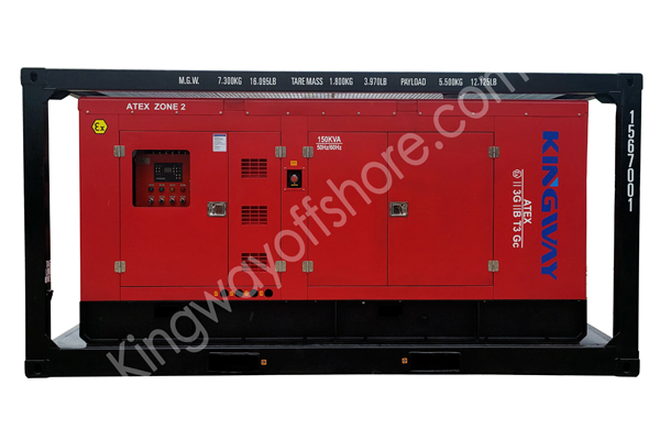 קבוצת מנוע דיזל מאושרת Atex 150KVA עבור אזור 2
