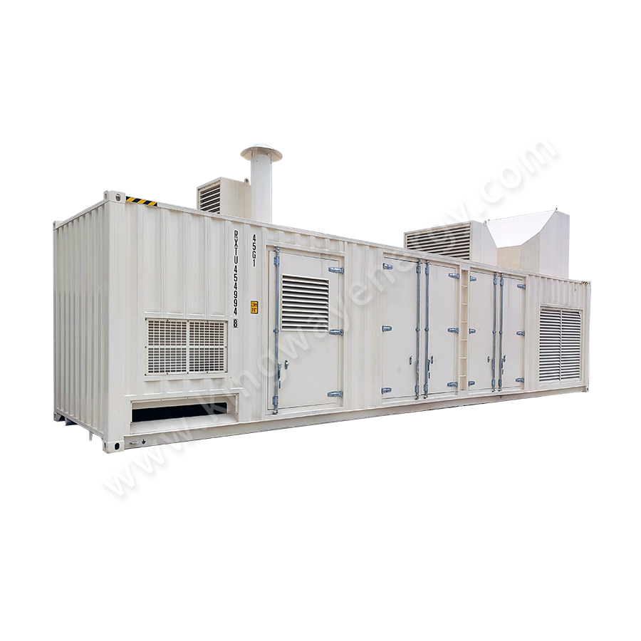 קבוצת מנועי קינגוויי 4*250KW / 4*313KVA בשקט, מנוע ייצור חשמל בגודל 1mw 1000kw המופעל על גז טבעי, גז LNG, גז LPG, מנוע שקט המופעל על גז טבעי