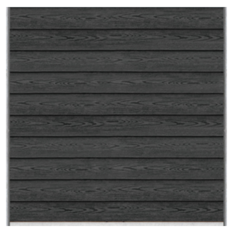 DIY 3D Embossed WPC Fence Wood Grain -Outdoor  Courtyard Composite Fence Board