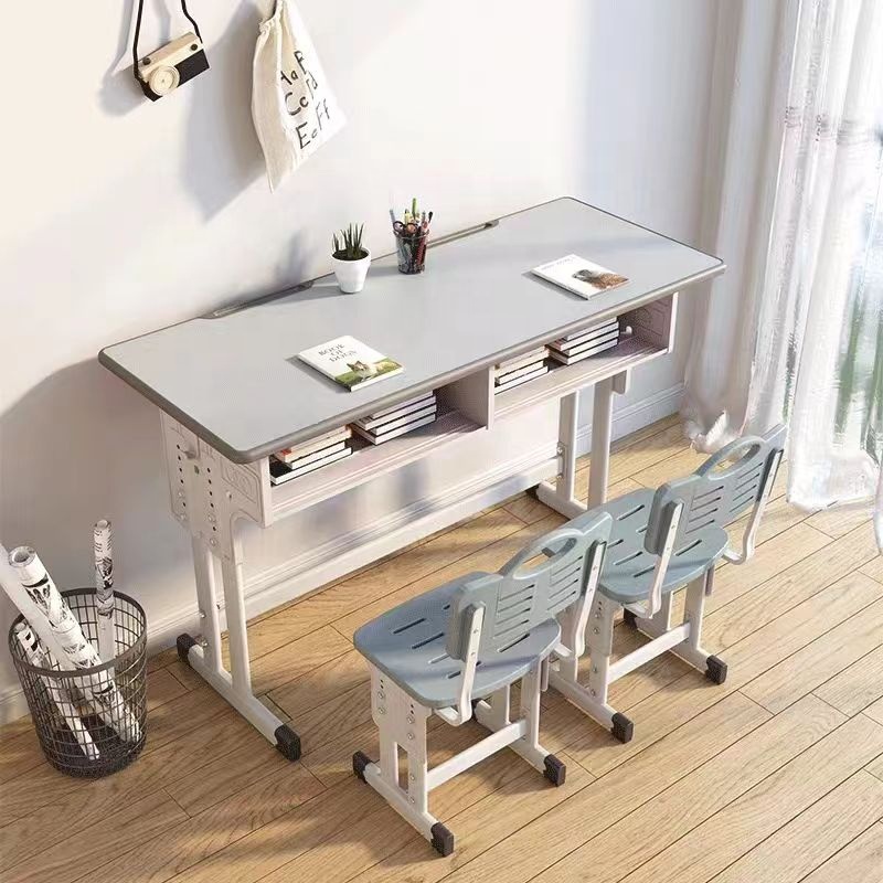 Double Desk And Chair