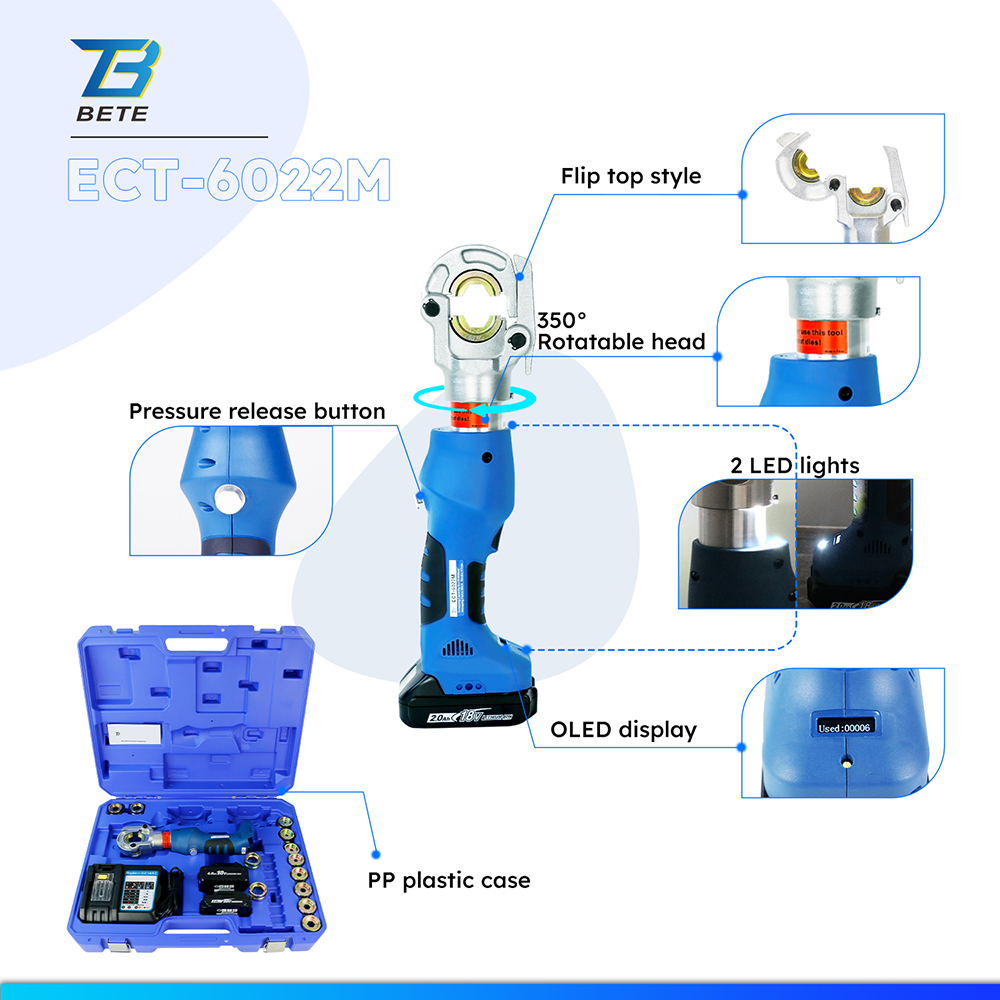 بہترین خصوصیات: بڑے پروجیکٹس پر تیز اور مضبوط کrimping