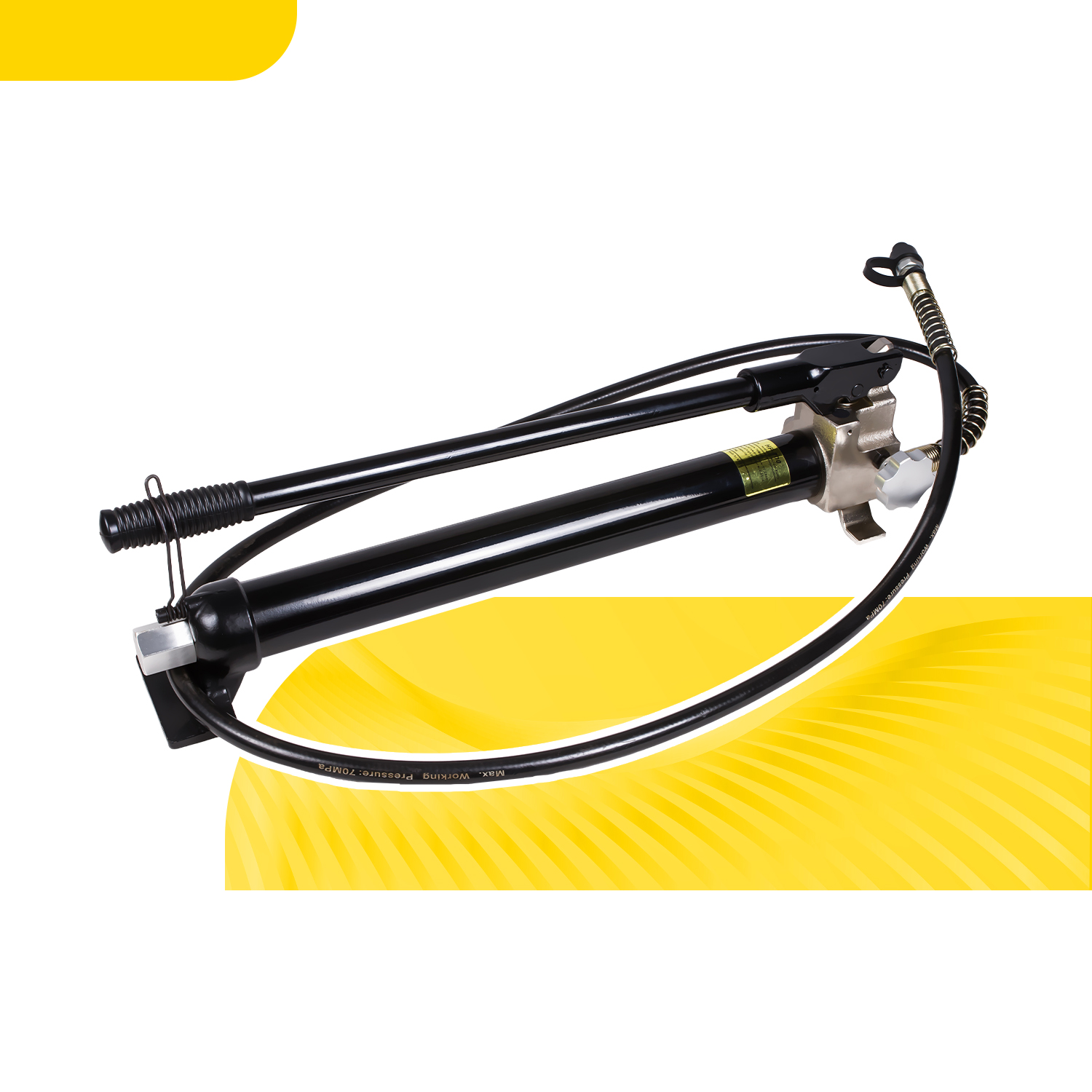 ปั๊มไฮดรอลิกด้วยมือขนาดเล็ก HP-700A แรงดันสูง น้ำมัน 0.72ลิตร 700บาร์