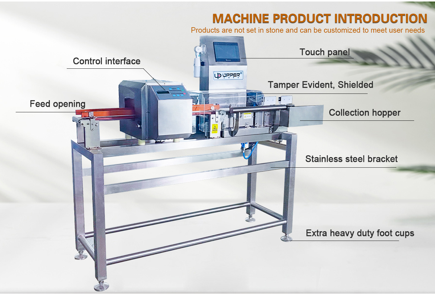 Metal Detecting & Weighing Machine manufacture