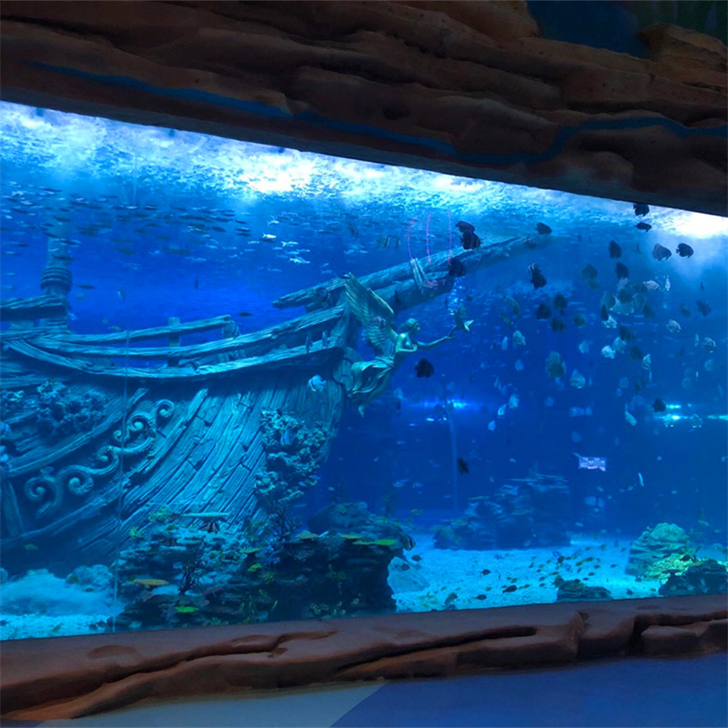 高品質な透明アクリルシートパネル水族館 海洋博物館プロジェクト
