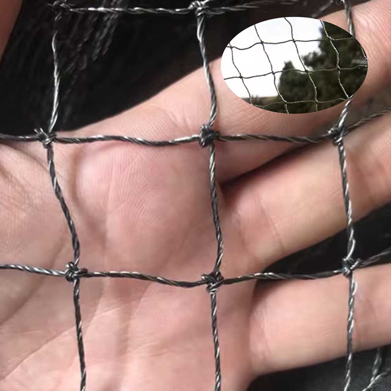 Customized Black Nylon Steel Wire Cat Net Balcony Protection Net 3X8M 3X6M 3X4M 4X10M
