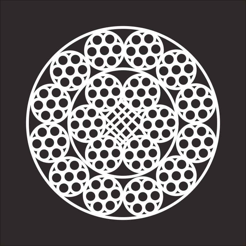 নন-রোটেটিং স্টিল ওয়্যার রোপ (আনগ্যালভানাইজড এবং গ্যালভানাইজড) 18X7+FC