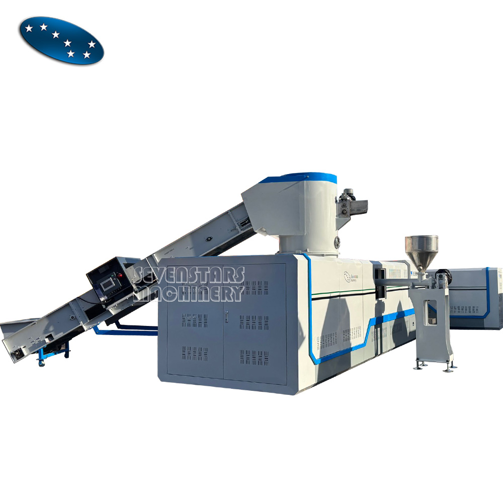 Kunststoff PE PP-Filmbeutel Pressart Recycling-Pelletierungsanlage