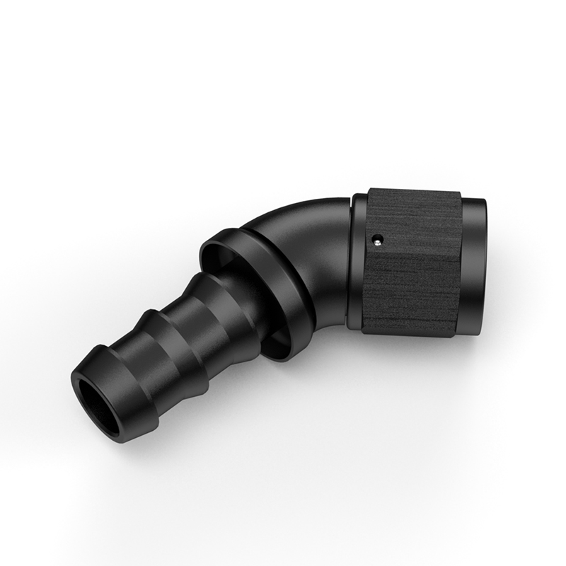 45° Push Lock Full Flow Hose Ends