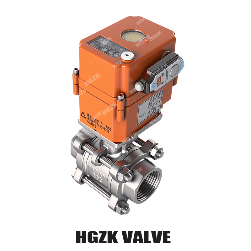 Válvula de bola de acero inoxidable inteligente con WiFi