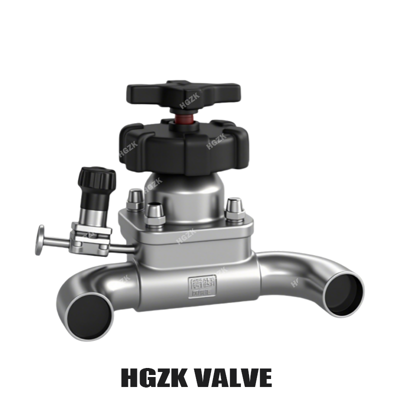 Гарын U хэлбэрийн гурван замын бэлдмэл диафрагмын вентиль