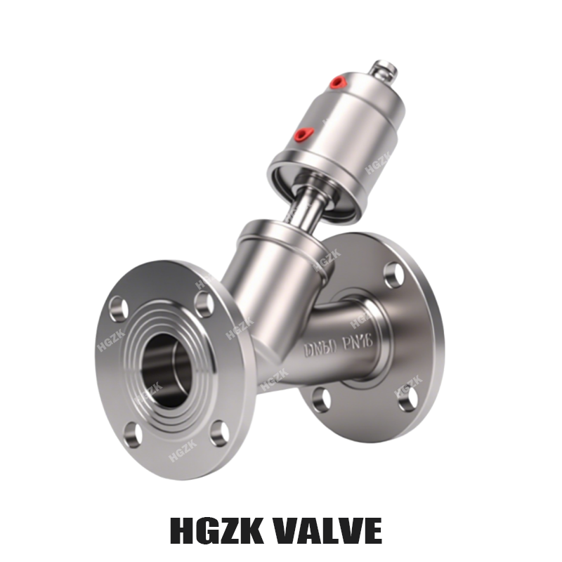 Pneumatic Angle Seat Valve