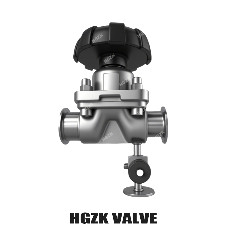 Ручни брзо инсталирани дијафрагмански вентил са вентилом за узоркање