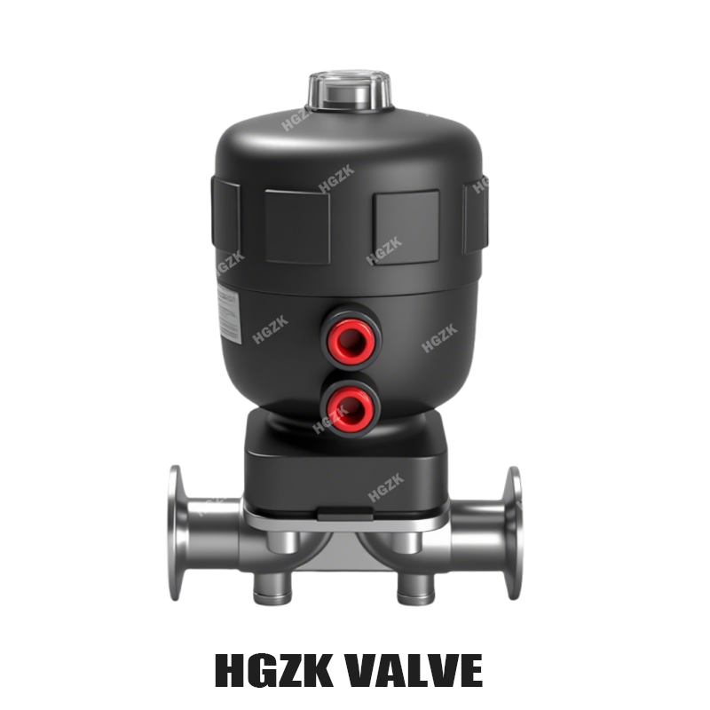 Zawór membranowy pneumatyczny z funkcją szybkiego zwalniania