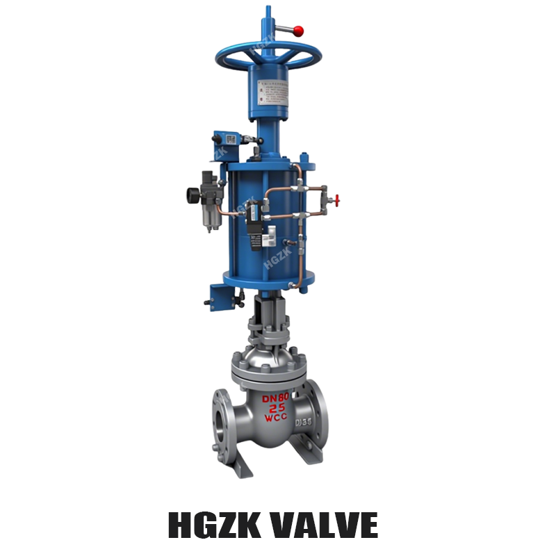 공압 고온고압 볼 밸브