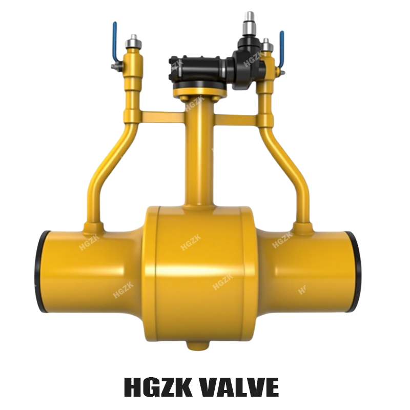 Q61 Fully welded ball valve for discharging gas