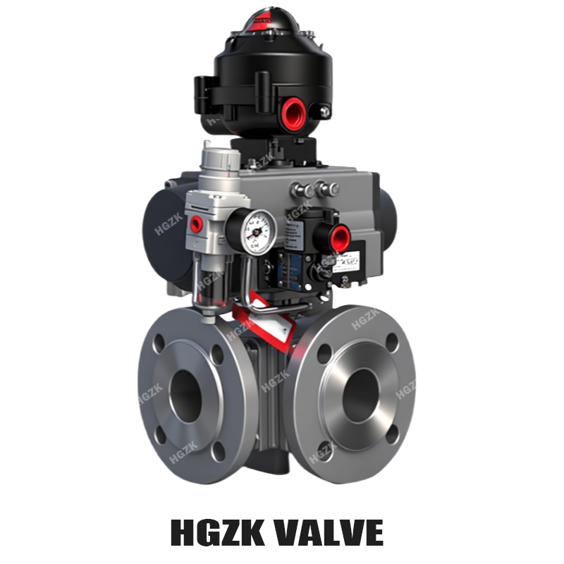 Пневматик олон замын хуваарилалтын бөмбөлөг хаалт