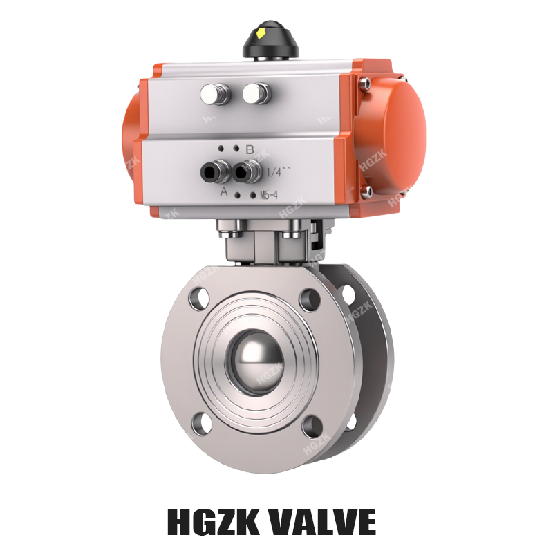 Valvola a sfera pneumatica italiana ultrapiatta PQV-2PPH