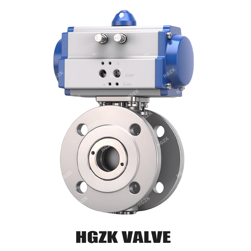 PQV-2PPH Pneumatyczny zawór kulowy włoskiego typu o bardzo małej grubości