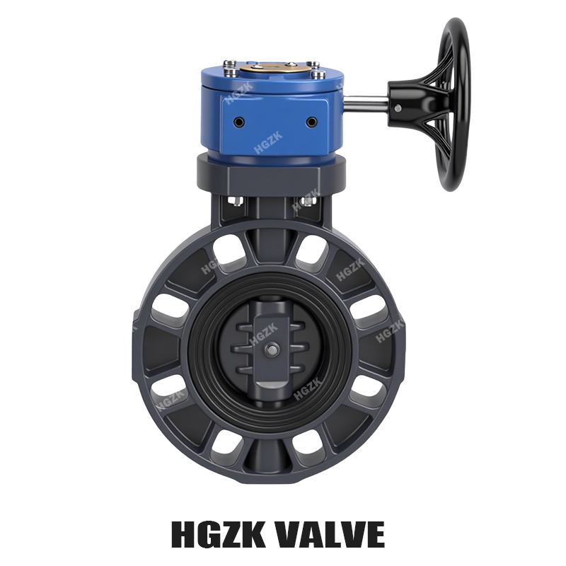 УПВЦ турбина пластични лептир клапан