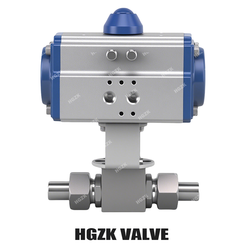 PQV-4PPL Пневматикалык жогорку басымды шар клапан