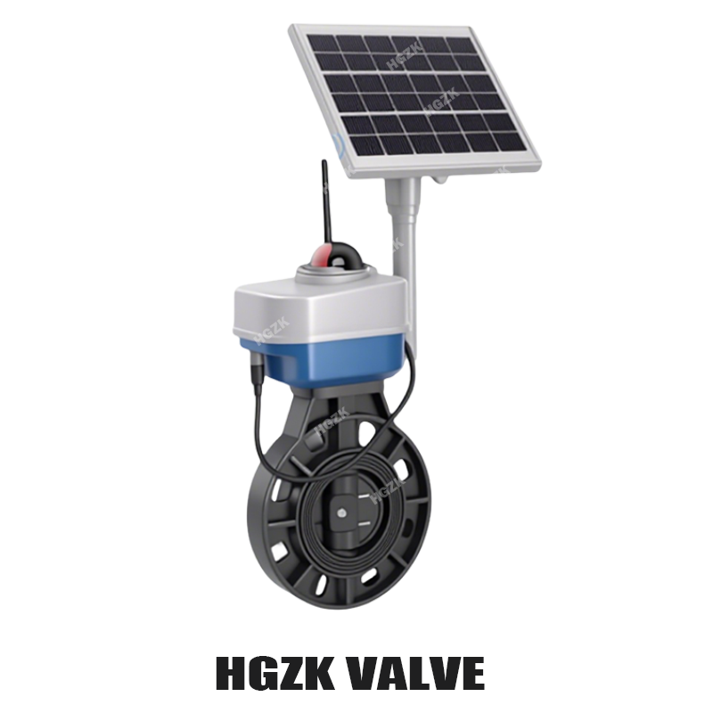 Соларна енергија Интелигентан електрични топчани вентил Пеперутни вентил Тропутни мобилни телефон Бежична контрола Земљопривредна наводњавање