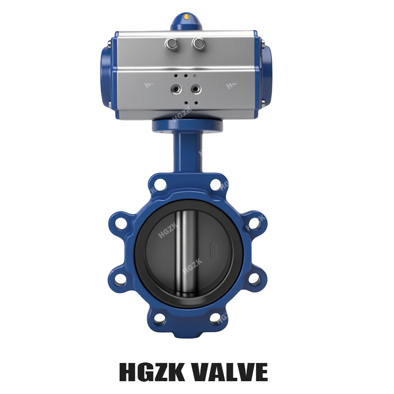 Valvola a farfalla marina pneumatica tipo lug PDV-7QQX ANSI